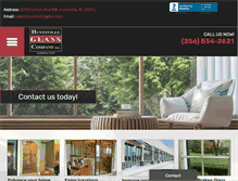 Tablet Screenshot of huntsvilleglass.com